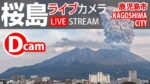 鹿児島市鴨池付近から桜島のライブカメラ|鹿児島県鹿児島市のサムネイル