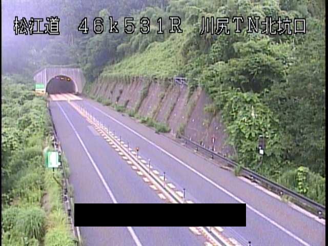 松江自動車道 川尻トンネル北坑口のライブカメラ|島根県雲南市のサムネイル