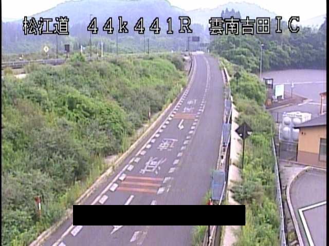 松江自動車道 雲南吉田インターチェンジのライブカメラ|島根県雲南市のサムネイル