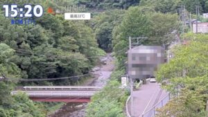山梨県上野原市 秋山川 県道35号線のライブカメラ