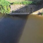 三種川 牛沢橋のライブカメラ|秋田県三種町のサムネイル