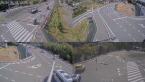 群馬県東吾妻町 国道145号、松谷東交差点のライブカメラ